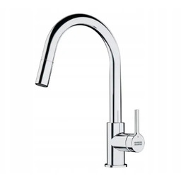 Bateria kuchenna stojąca Franke Lina Pull-Out Chrom Mosiądz