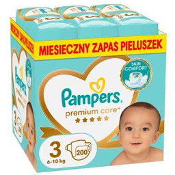 Pampers Pieluchy Premium Care 3 Midi, 200szt.