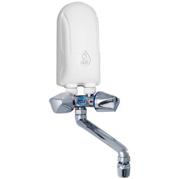 Przepływowy podgrzewacz Dafi wody nadumywalkowy 5,5 KW