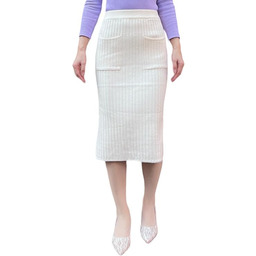 BETYFUL Elegancka Spódnica Dzianinowa, Rozmiar EU 30-40 XS-M,