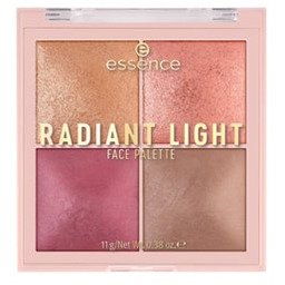 essence RADIANT LIGHT face palette Paleta do makijażu