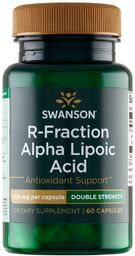 Swanson R-ALA, kwas alfa-liponowy 100 mg, 60 kapsułek