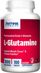 Suplement diety, Jarrow Formulas L-Glutamine 1000 mg Glutaminy