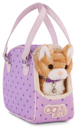 Prążkowany kotek w torebce Hop in Cat Carrier
