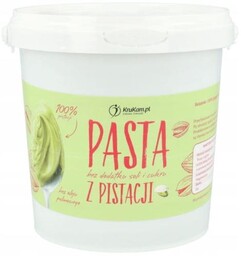 Pasta z pistacji 1kg Krukam 100% PISTACJE BEZ