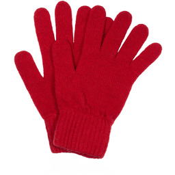 Czerwone wełniane rękawiczki zimowe RWA-004
