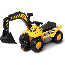 FISHER PRICE Jeździk Z dźwigiem 8228 Czarno-żółty