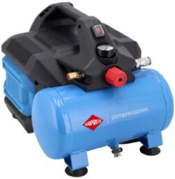 AIRPRESS LMO 6-126 - Mały kompresor bezolejowy dwutłokowy