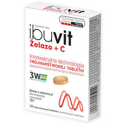 Ibuvit Żelazo + C tabl. 30 tabl.