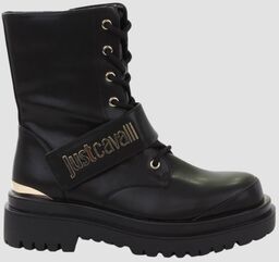 JUST CAVALLI Czarne damskie botki FONDO BOURNE, Rozmiar