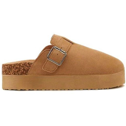 Klapki Damskie Na Platformie Camel Eleganckie Modne Stylowe