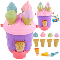 WOOPIE Zestaw do Piaskownicy Lody Foremki Wiaderko