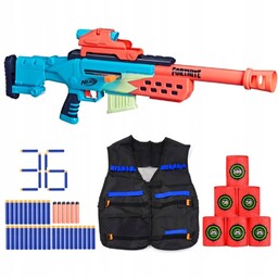 NERF SNAJPERKA FORTNITE STORM SCOUT +KAMIZELKA +30 STRZAŁEK