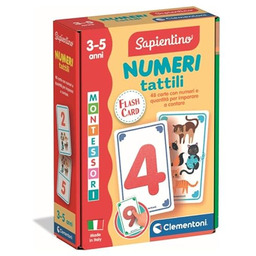 Clementoni Sapientino Montessori numery dotykowe, gra edukacyjna