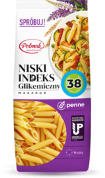 Makaron PENNE z niskim indeksem glikemicznym 250g POLMAK