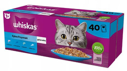 WHISKAS Adult saszetka 40 x 85 g Smaki