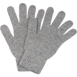 Szare wełniane rękawiczki zimowe RWA-008