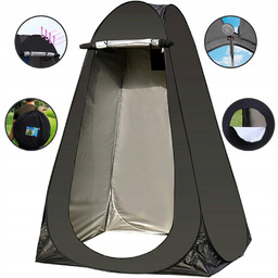 Przenośny Namiot Prysznicowy Kempingowy na Zewnątrz 1.2x1.2x1.9