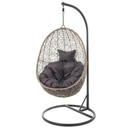 PATIO Fotel podwieszany Alex Cappuccino Antracytowy