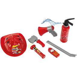 Theo Klein 8967 Zestaw 7-częściowy brygady strażackiej Fire