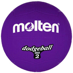 Molten DB2-V Piłka gumowa dodgeball size 2 fioletowa