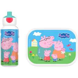 Mepal Zestaw: bidon + lunchbox Świnka Peppa Campus