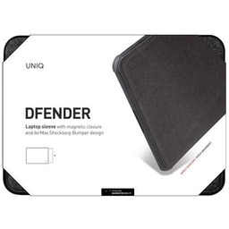 Etui na laptopa UNIQ Dfender Sleeve 16" czarny/charcoal