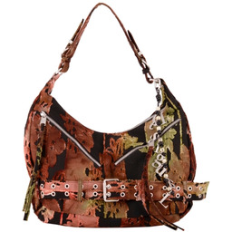Desigual wielokolorowa torebka damska z nitami i 4