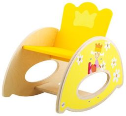 Fotel bujany z żółtym siedziskiem, "Mój książę", 82655-Sevi,
