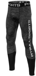 Pit Bull Legginsy Performance Small Logo Charcoal