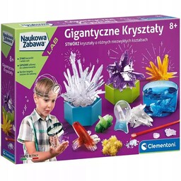 Naukowa zabawa. Gigantyczne Kryształy Clementoni