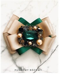 Pakamera Brosza z ozdobą w stylu glamour Kryształ