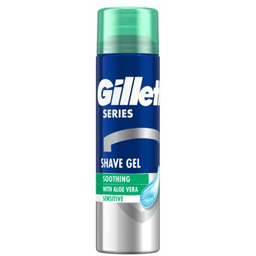 GILLETTE Żel do golenia Series kojący z aloesem