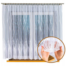 Firanka Gotowa Żakardowa Klasyczna Do Kuchni Pokoju Sypialni