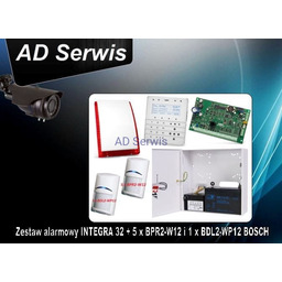 Zestaw alarmowy INTEGRA 32 + 5 czujek BPR2-W12