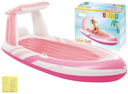 Materac plażowy do pływania z daszkiem Intex 57804