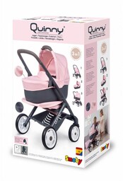 Smoby, wózek dla lalek Maxi Cosi, Quinny 3w1