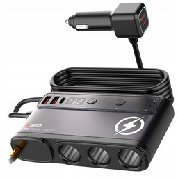 Rozgałęźnik Gniazda Zapalniczki Ładowarka Usb Xblitz