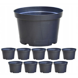 Doniczki produkcyjne DonKwiat RL20 20L 38cm okrągłe niskie