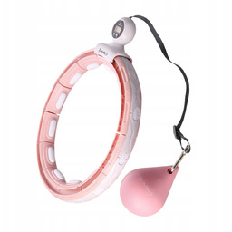 HHM15 Hula Hop Pink Z Magnesem I Obciążnikiem