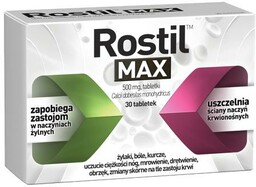 ROSTIL Max 500mg, 30 tabletek