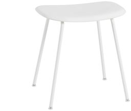 Muuto FIBER Stołek Niski - Biały