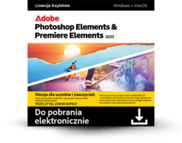 Adobe Photoshop & Premiere Elements 2025 Student and