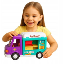 Samochód dla Lalek Kamper Food Truck Auto Fast
