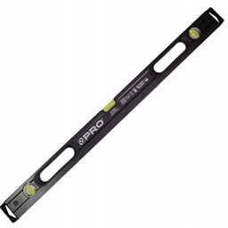 Poziomnica PRO800 malowana Czarna JEDNOstronnie frezowana z uchwytami