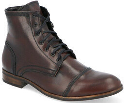 Wysokie sztyblety męskie - KENT 287D BRĄZOWE