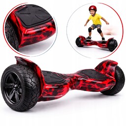 Elektryczna Deskorolka dwukołowa Terenowa Hoveboard 6,5 Bluetooth Led