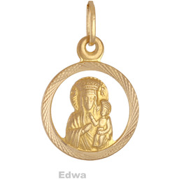 Zawieszka złota Medalik pr.585