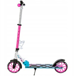 Hulajnoga Raven Galaxia Blue/Pink 200mm z koszykiem, dzwonkiem,