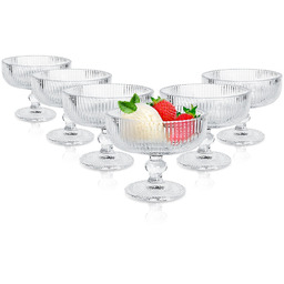 Pucharki do lodów szklane 270 ml 6 szt.